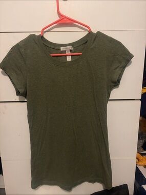 Ambiance Olive Short Sleeve Scoop Tee